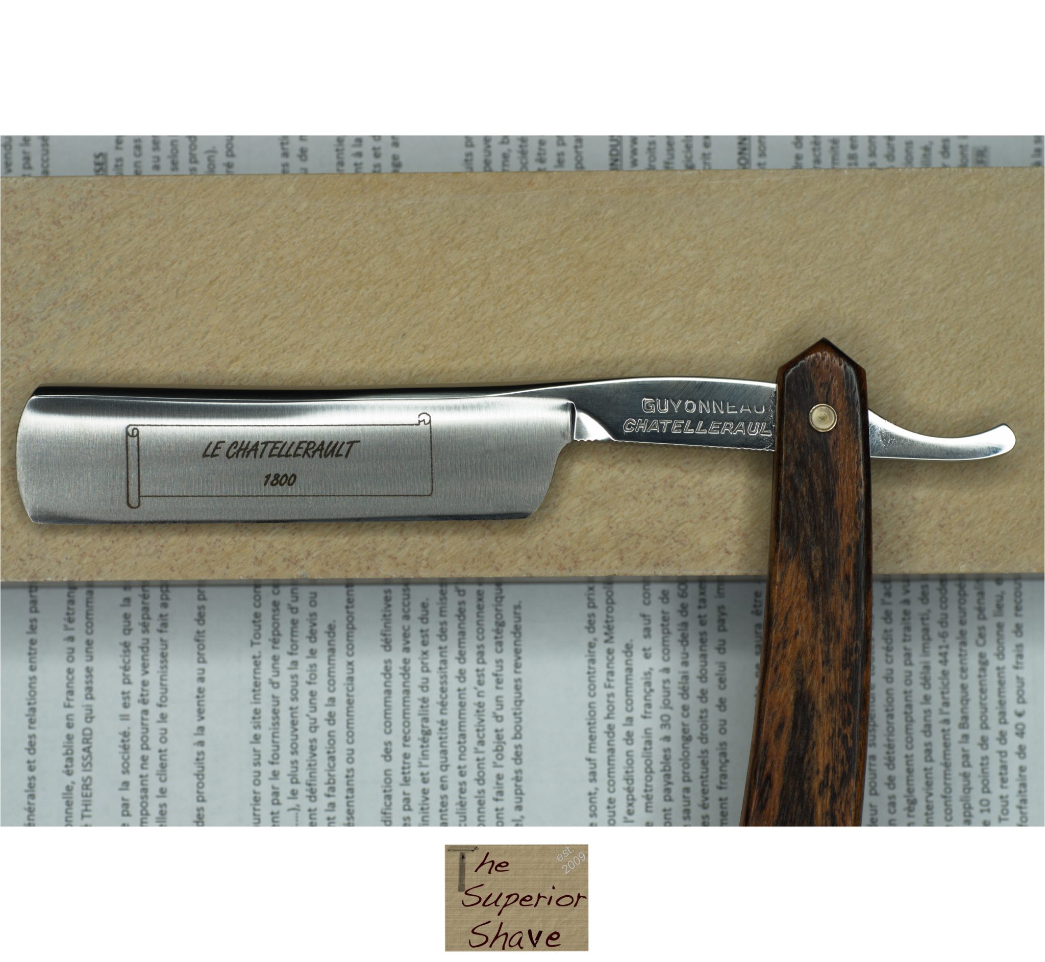 Thiers Issard Le Chatellerault French Straight Razor Carbon