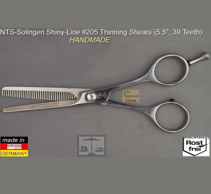 NTS Solingen 205 Shiny Line 5.5" Thinning Shears | Made in Germany