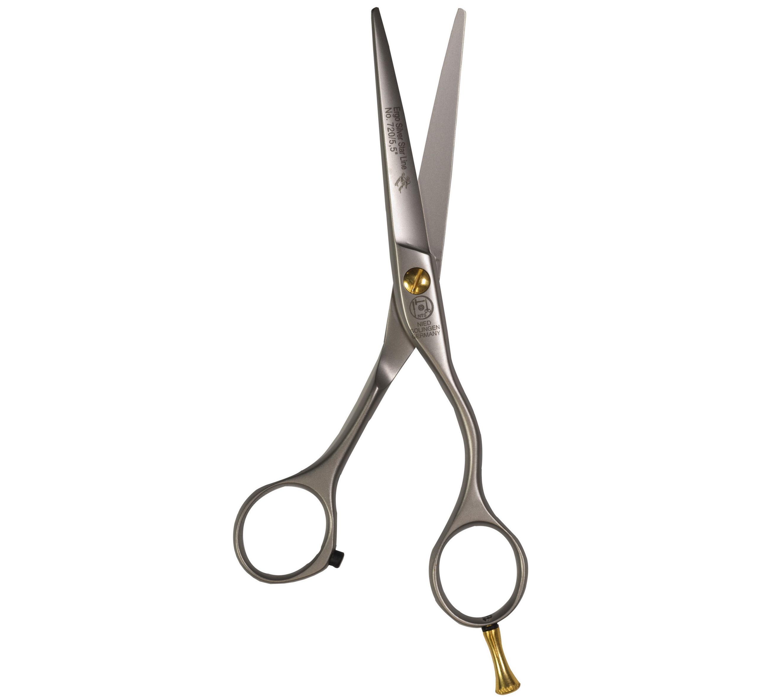 NTS Solingen 720 Ergo Silver Star German Shears Scissors | 5″ ″ and 6″  Lengths | One Microserrated Edge, One Razor Edge | INOX Rostfrei Stainless  Steel | Made in Germany – The Superior Shave