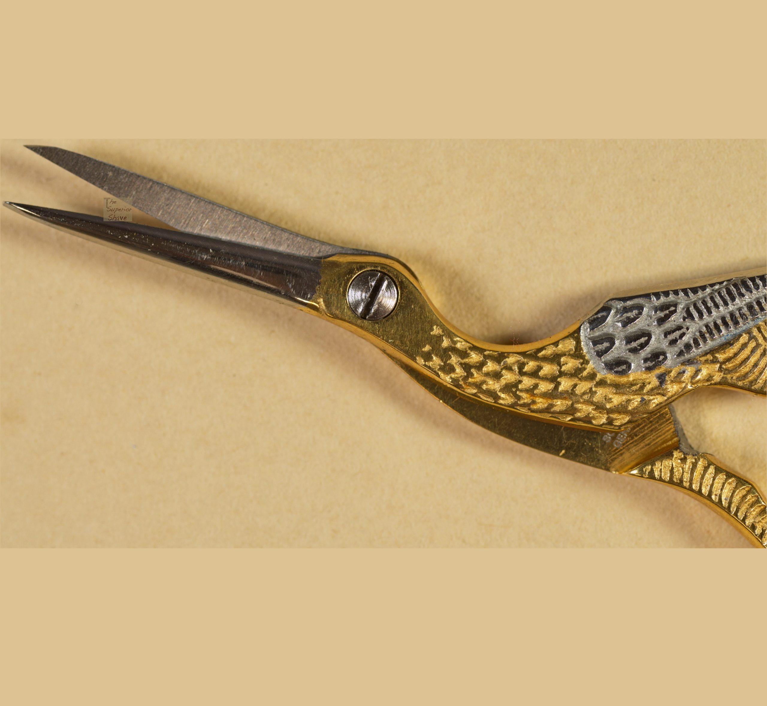 Ernest Wright Antique Stork Embroidery Scissors - Carbon Steel