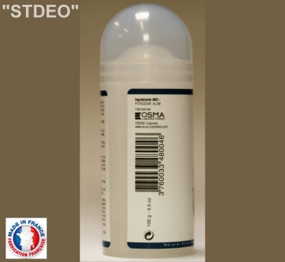 Osma STDEO 100g Alum Stone Deodorant Made in France