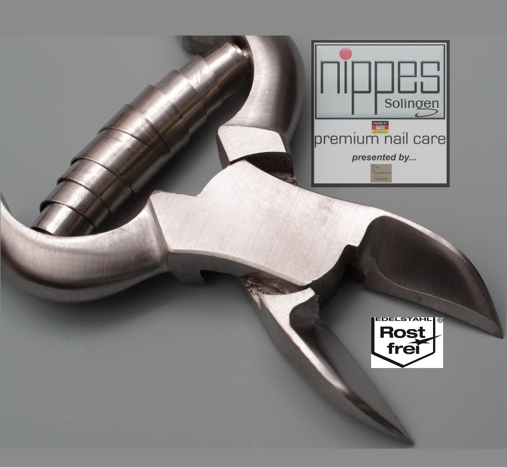 Nippes Nail Clippers for Fingernails 126, INOX Rostfrei Stainless Steel  with Nickel Plating