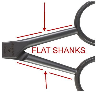 Dovo Nose Scissors Flat Shanks