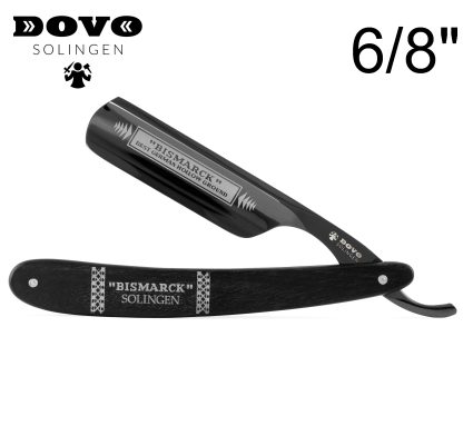 Dovo Bismarck Black Duke 10682082 6/8 Straight Razor | Ebony Wood Scales | Made in Solingen, Germany