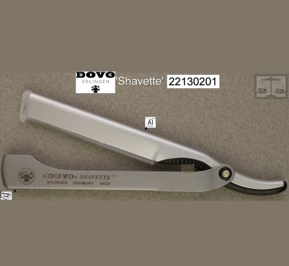 Dovo Shavette 22130201 Aluminum & Stainless Steel | Made in Solingen Germany | EAN 4045284009390