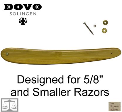 Dovo Bamboo Wood Replacement Straight Razor Scales | Made in Solingen, Germany