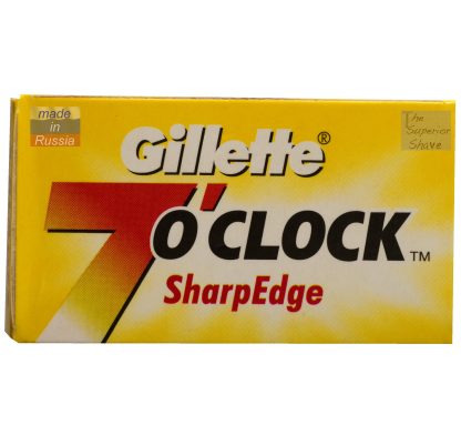 Gillette 7 O'Clock SharpEdge DE Double Edge Razor Blades | Made in Russia