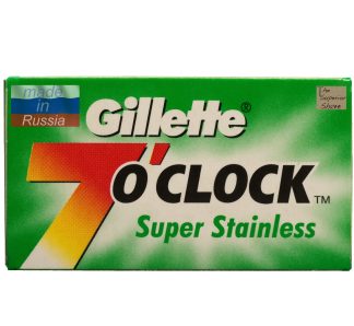Gillette 7 O'Clock Super Stainless DE Double Edge Razor Blades | Made in Russia