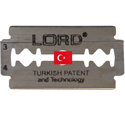 Lord Super Stainless Chromium Coated DE Double Edge Razor Blades | Made in Turkey