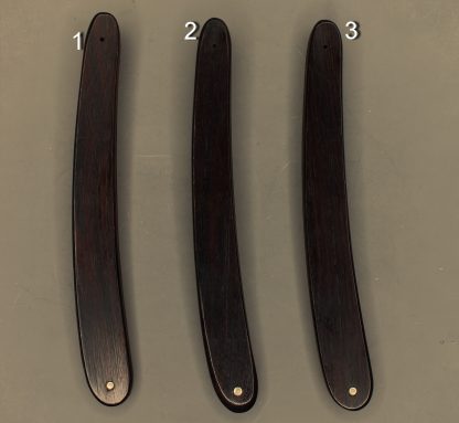 NTS Solingen Replacement Grenadille Wood Straight Razor Scales | for 5/8" and Smaller Razors | Made by Hand in Solingen, Germany