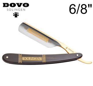 Dovo Bismarck 10681082 6/8 Straight Razor | Ebony Wood Scales | Made in Solingen, Germany