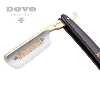 Dovo Bismarck 10681082 6/8 Straight Razor | Ebony Wood Scales | Made in Solingen, Germany