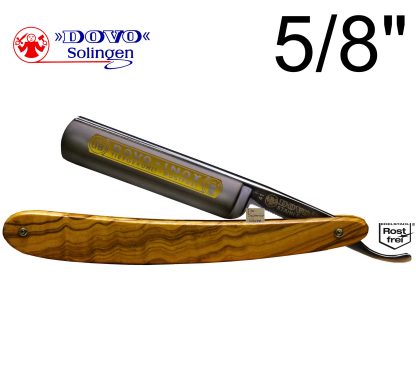 Dovo 13581027 INOX 415875 Stainless Steel Razor Olivewood | Made in Solingen Germany