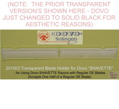 Dovo 31450411 Black Shavette Blade Holder formerly 201003 | For Conventional Double Edge Blades in Dovo Shavette | Made in Germany - Image 5