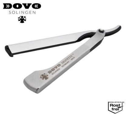 Dovo 21130201 Shavette Straight Razor | Stainless Steel Handle | Made in Solingen, Germany | EAN 4045284009338