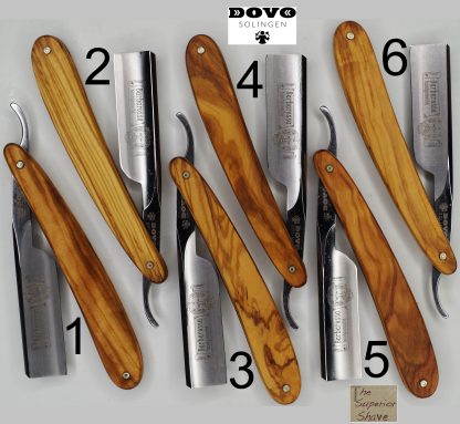 Dovo Barbarossa 10580026 5/8 Straight Razor | Olivewood Scales | Made in Solingen, Germany