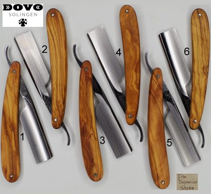 Dovo Barbarossa 10580026 5/8 Straight Razor | Olivewood Scales | Made in Solingen, Germany