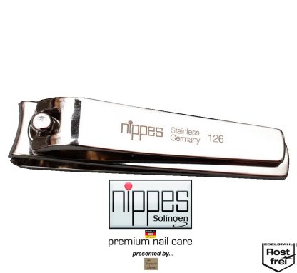 Nippes 126 Fingernail Clippers | Nickel Plated Stainless Steel | Made in Solingen Germany