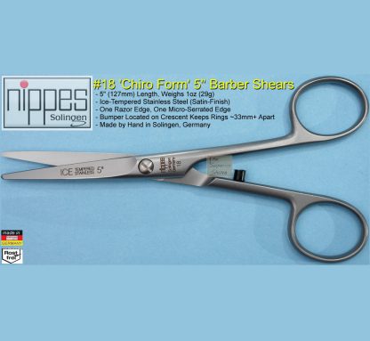 Nippes 18 Chiroform Shears Ice Tempered