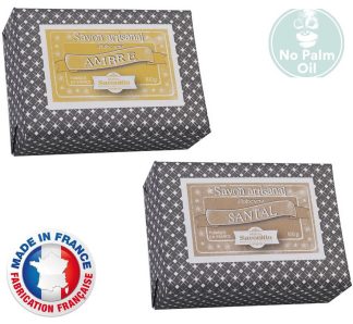 Maitre Savonitto Palm Free Soaps 100g Paper Wrap | Made in France