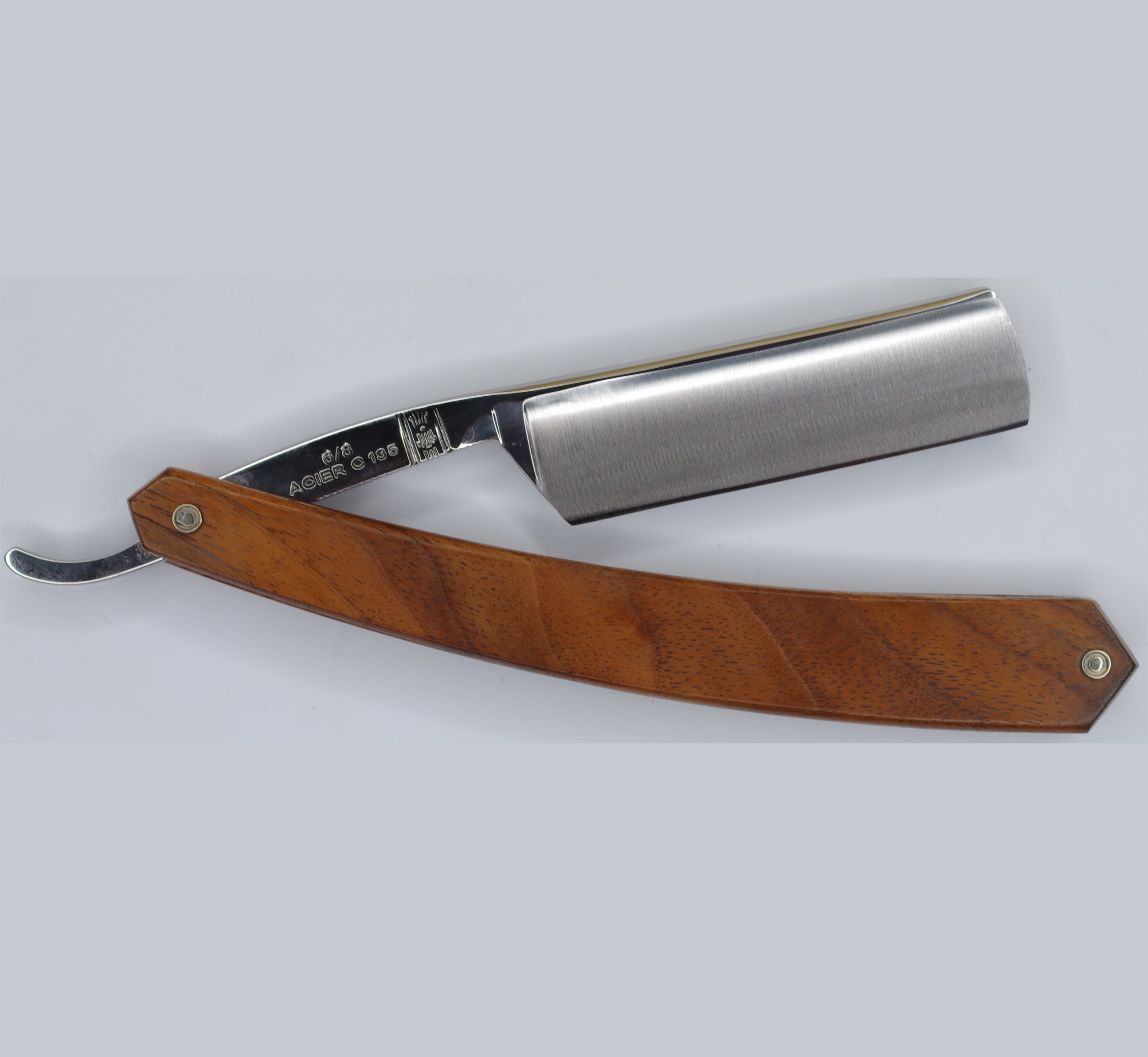 Nature Spring 1946 Nature Spring, Straight Draw Shave Tool, 8 Inch, Black, Wood Handle, Fine Finish Cut