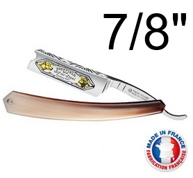 Thiers Issard 188 Sheffield Silver Steel Sheep & Wolf 7/8" Straight Razor | Made in France