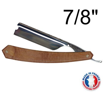 Thiers-Issard Oakwing 7/8" Carbon Steel Straight Razor Made in France