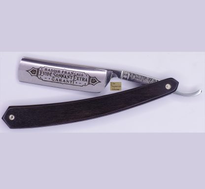 Thiers-Issard 275 1196 Evide Sonnant Extra 5/8" Extra Hollow Ground Straight Razor Ebony Wood Handle | Made in France
