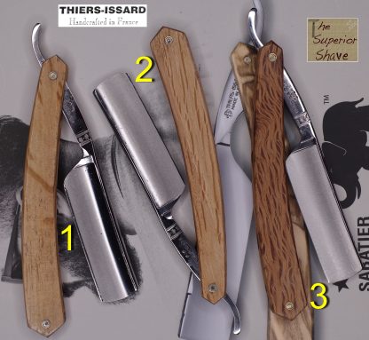 Thiers-Issard 1196 Evide Sonnant Extra 6/8 Straight Razor | Cork Oak Scales | Made in France