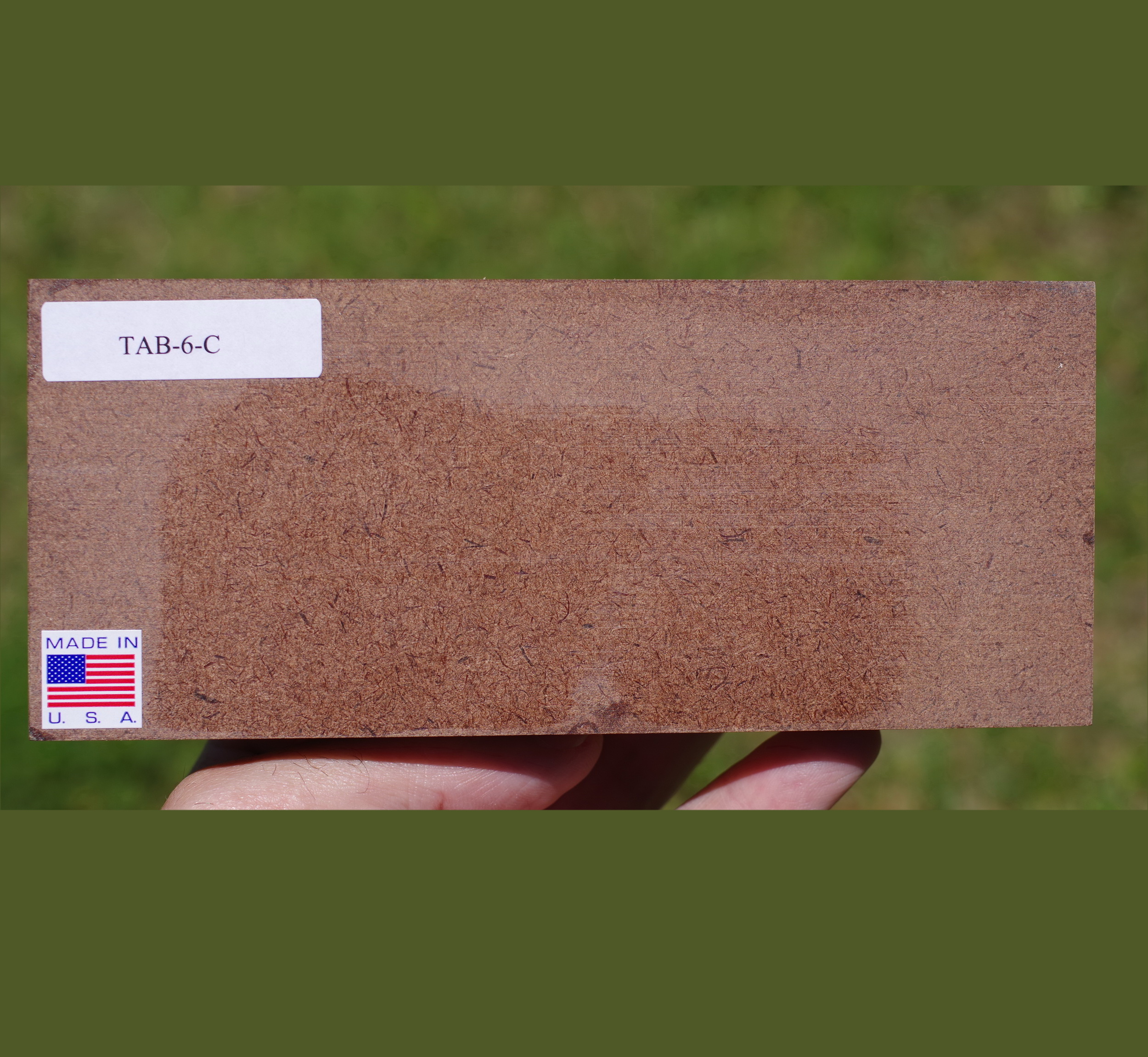 Dan's Whetstone TAB-6-C ~2x6x0.75 ~50x152x24mm ~17oz ~482g Translucent  Arkansas Stone Razor Sharpening Hone | Made in USA
