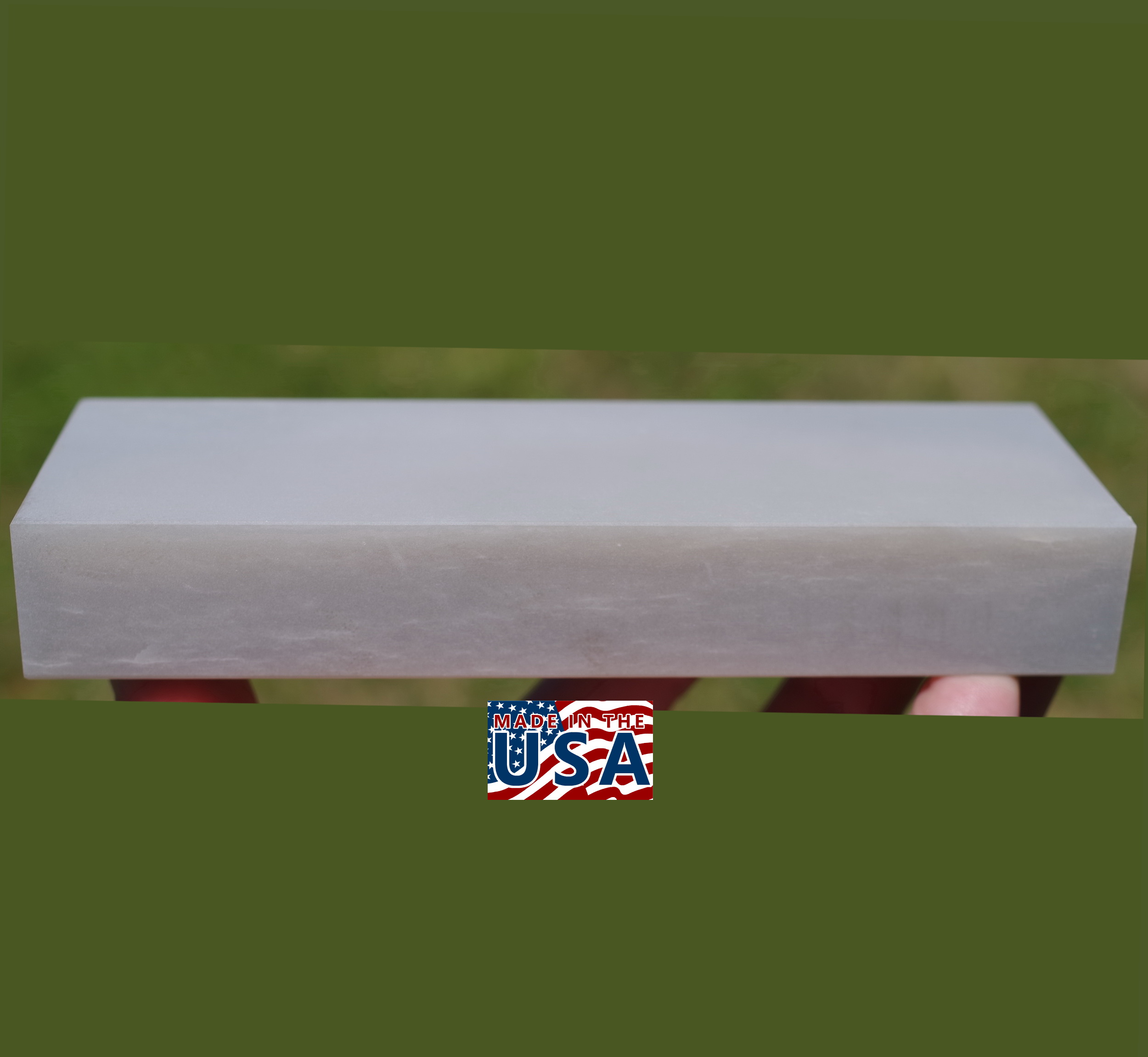 Dan's Whetstone Translucent Extra-Fine Bench Stone in Wooden Box (6 x 2 x  1/2) - KnifeCenter - TAB-62-C