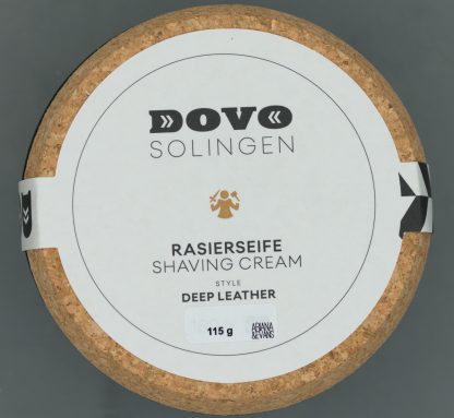 Dovo Deep Leather Shaving Soap with Tallow | Made in USA by Ariana & Evans