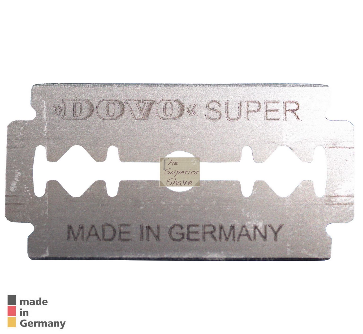 Dovo Super Platinum Stainless Double Edge Safety Razor Blades DE MADE IN GERMANY The