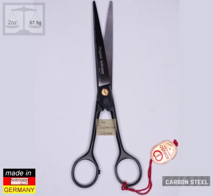 NTS Original Solingen Robuso 803B 7" Hair Scissors Shears | Burnished Carbon Steel | Made in Solingen Germany