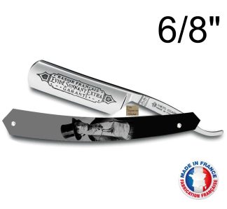Thiers-Issard 1196 Evide Sonnant Extra 6/8" Straight Razor "Le Dandy" Scales | Made in France