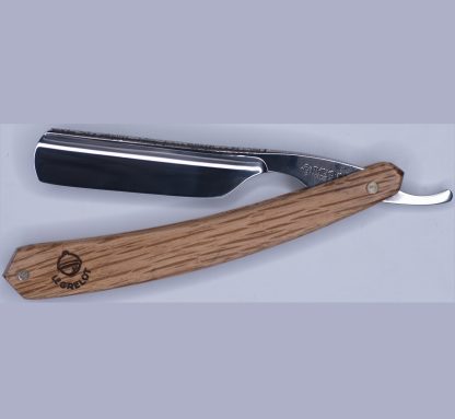 Thiers-Issard Le Grelot Straight Razor Made in France Spotted Oak Scales