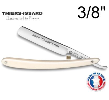Thiers-Issard 275 Super Gnome Extra 3/8" Straight Razor | White Plastic Scales | Made in France