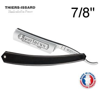 Thiers-Issard 889 Spartacus 7/8" Straight Razor | Ebony Wood | Made in France