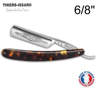 Thiers-Issard Le Grelot 6/8" Straight Razor | Premium Faux Tortoise Resin Scales | Made in France