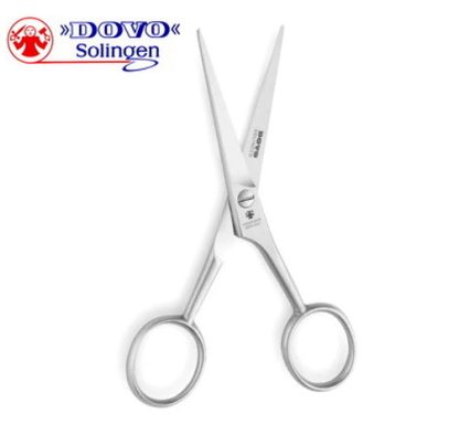 Dovo 41453201 INOX Stainless Steel 4.5" Beard Scissors | Made in Solingen, Germany