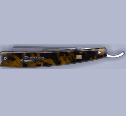 Dovo Barbarossa 105803513 5/8" Straight Razor | Carbon Steel | Spanish Point | Faux Tortoise Handle | Made in Solingen Germany