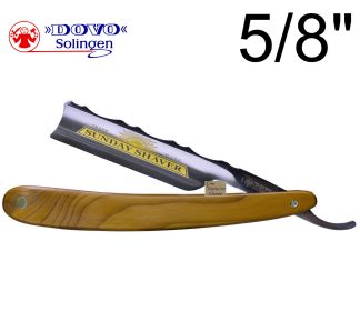 Dovo Sunday Shaver 5/8" Straight Razor | Yew Wood Handle | Made in Solingen, Germany