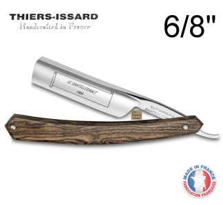 Thiers-Issard Le Chatellerault 6/8" Straight Razor | Bocote Wood Scales | Made in France