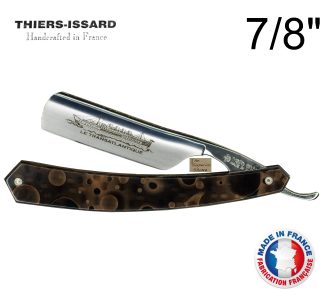 Thiers-Issard 275 125 Le Transatlantique 7/8" French Straight Razor | Composite Moon Scales | Made in France