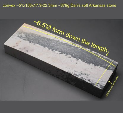 Intentionally Convex 50x150mm Dan's Soft Arkansas Stone Hone