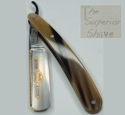 Dovo Prima 12581194 5/8 Straight Razor | Cow Horn Handle | Made in Solingen, Germany | EAN 4045284008928