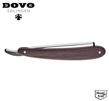 Dovo 21140082 Shavette Straight Razor | Ebony Handle | Made in Solingen, Germany | EAN 4045284010372