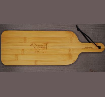 Thiers Issard Chien Dog Knife Cutting Board | Bamboo | Made in France