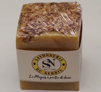 La Savonnerie du Nebbiu Immortelle Soap 130g | Made in Corsica, France