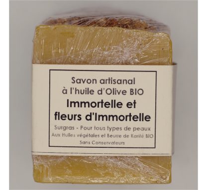 La Savonnerie du Nebbiu Immortelle Soap 130g | Made in Corsica, France